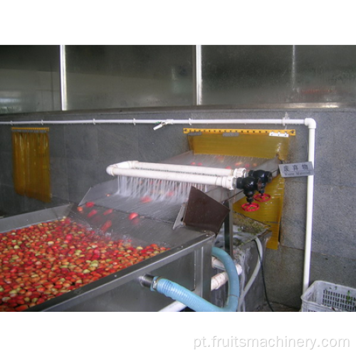Planta de processamento de jam de tomate